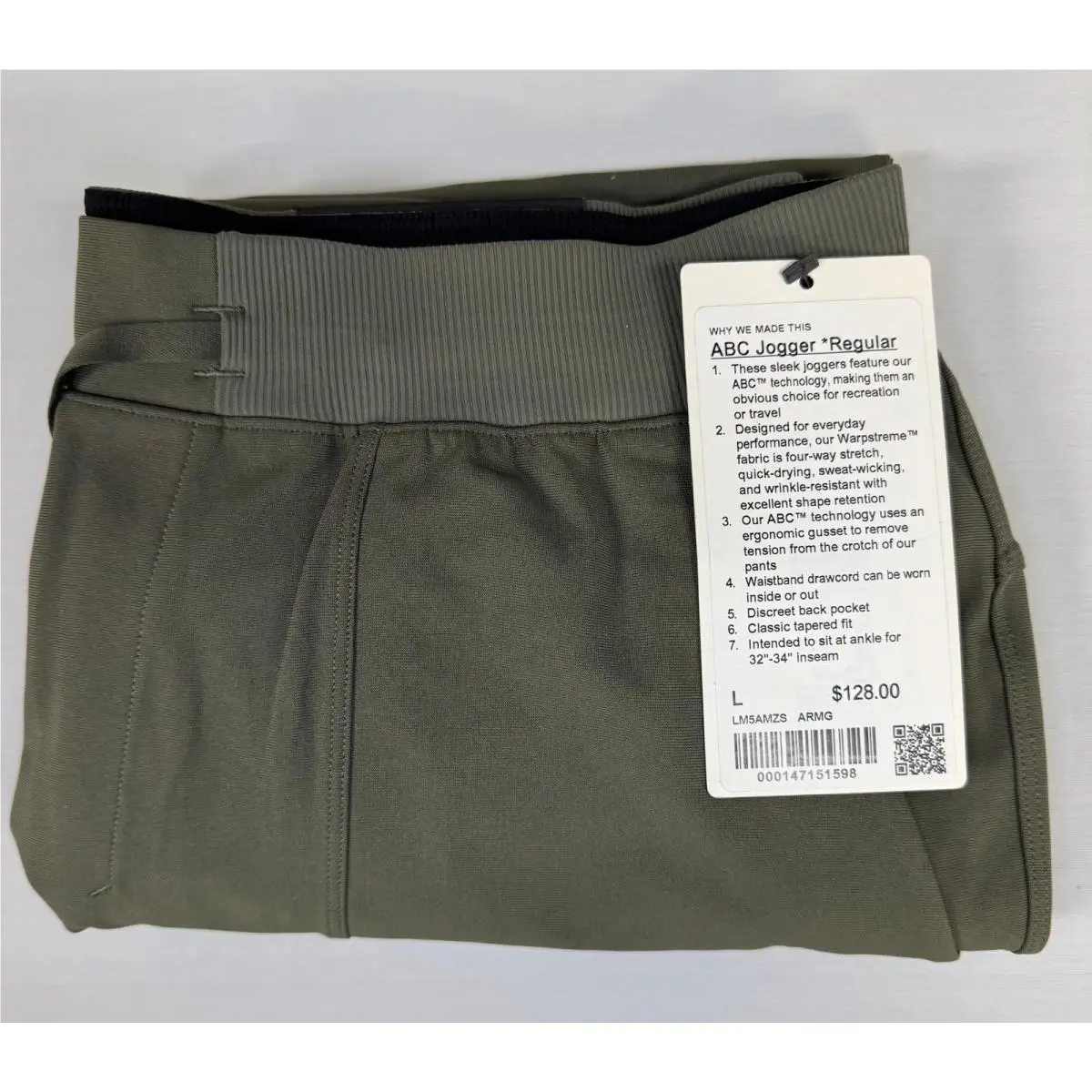 Lululemon clothing - lululemon ABC - ABC - Army Green 14