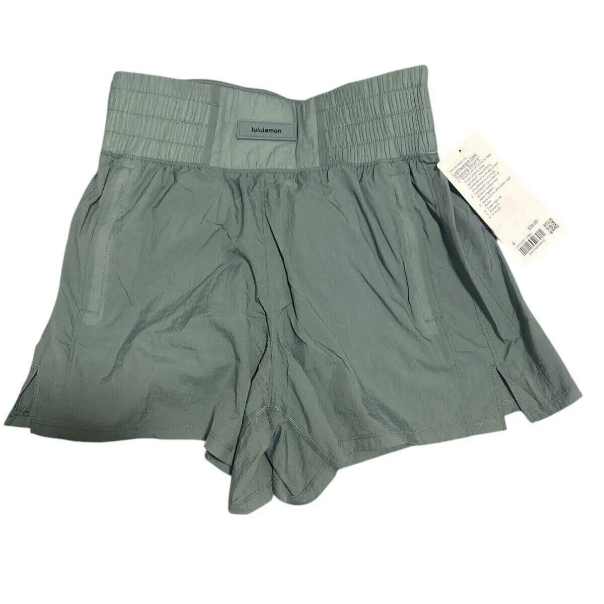 Lululemon Lightweight Shr Training Short 4 Crbu Green Size 8