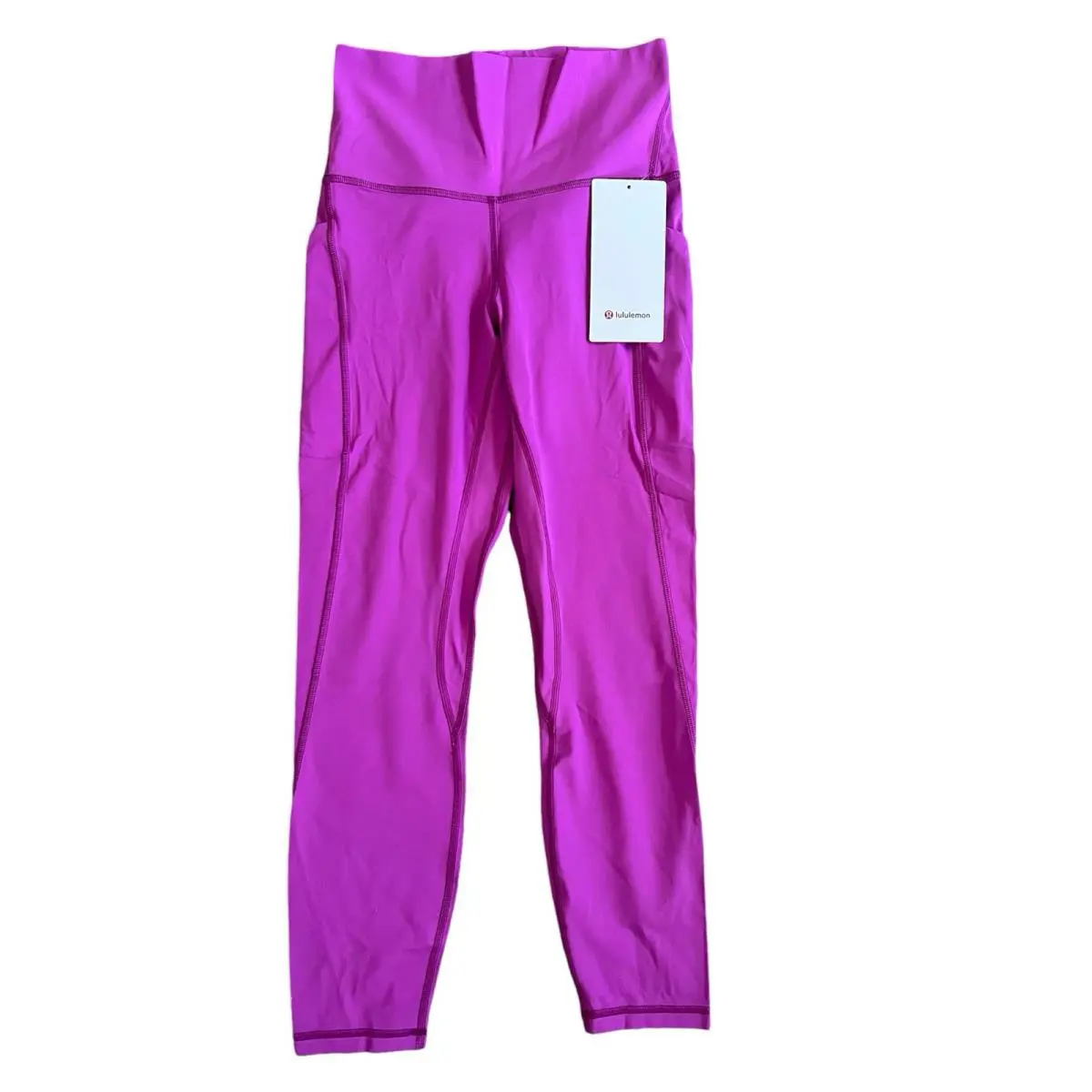 Lululemon Align HR Pant 25 Tight with Pockets Pow Pink Size 6 Nulu