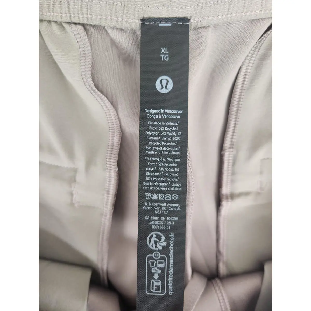 Lululemon clothing - Warm Ash Gray 9