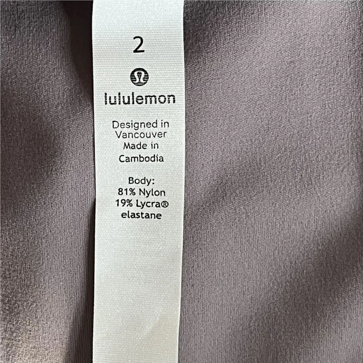 Lululemon clothing - Mauve 2