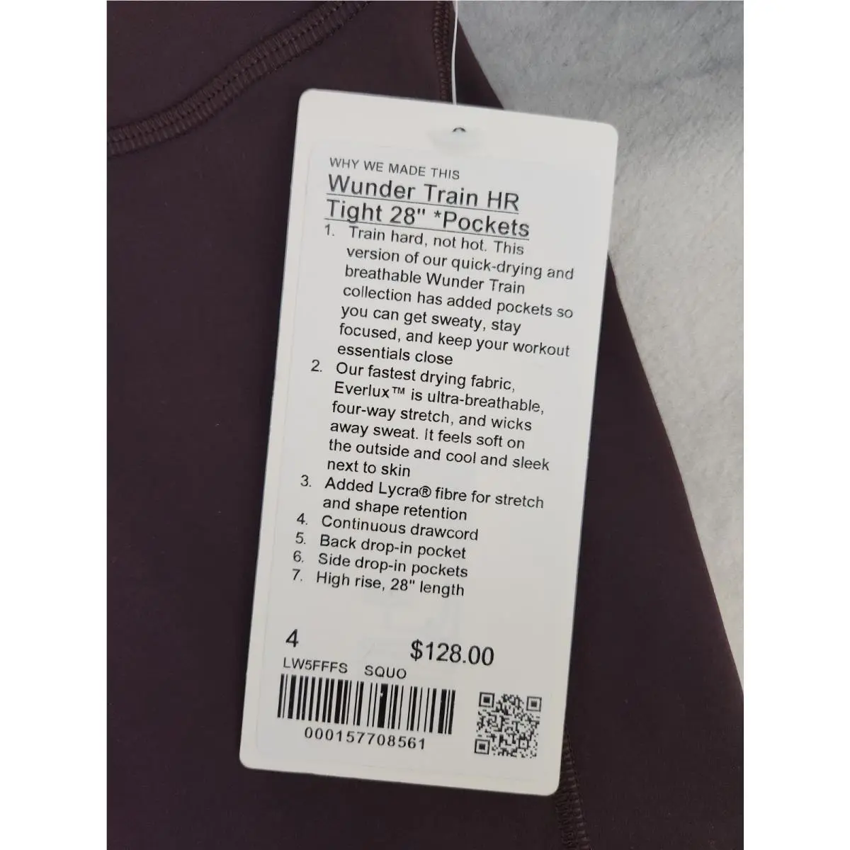 Lululemon clothing - Sequoia 2