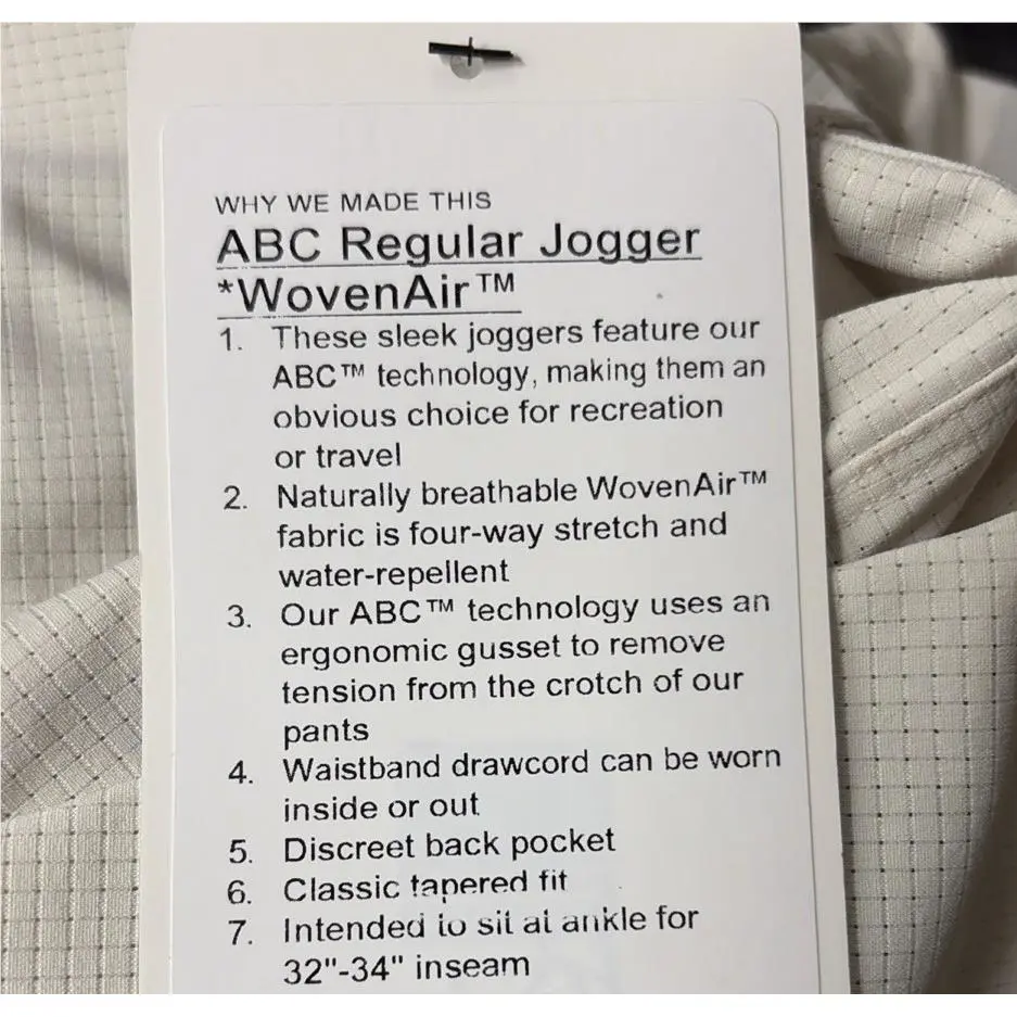 Lululemon clothing - Abc - Abc - Light Ivory 5