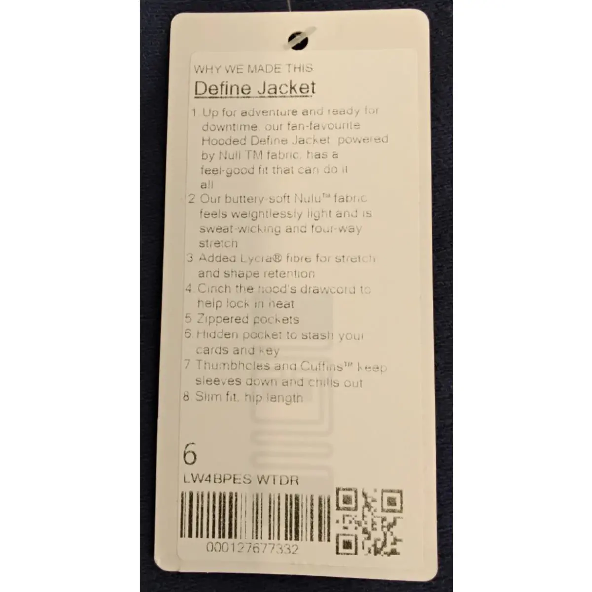 Lululemon clothing - Blue 9