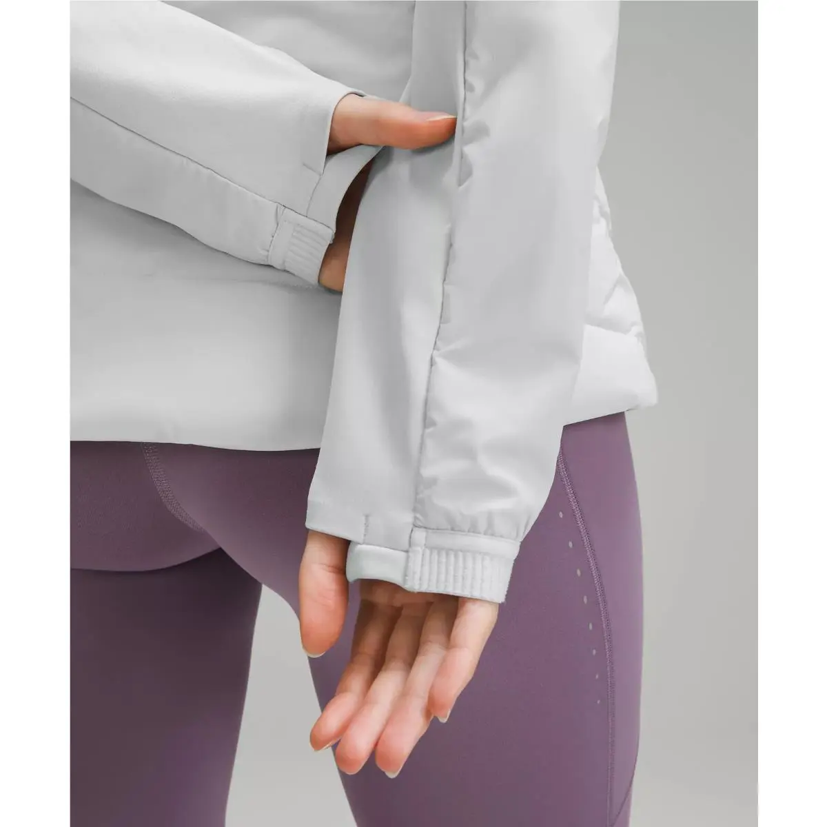 Lululemon clothing - Down for It All Jacket in Vapor - Gray 4