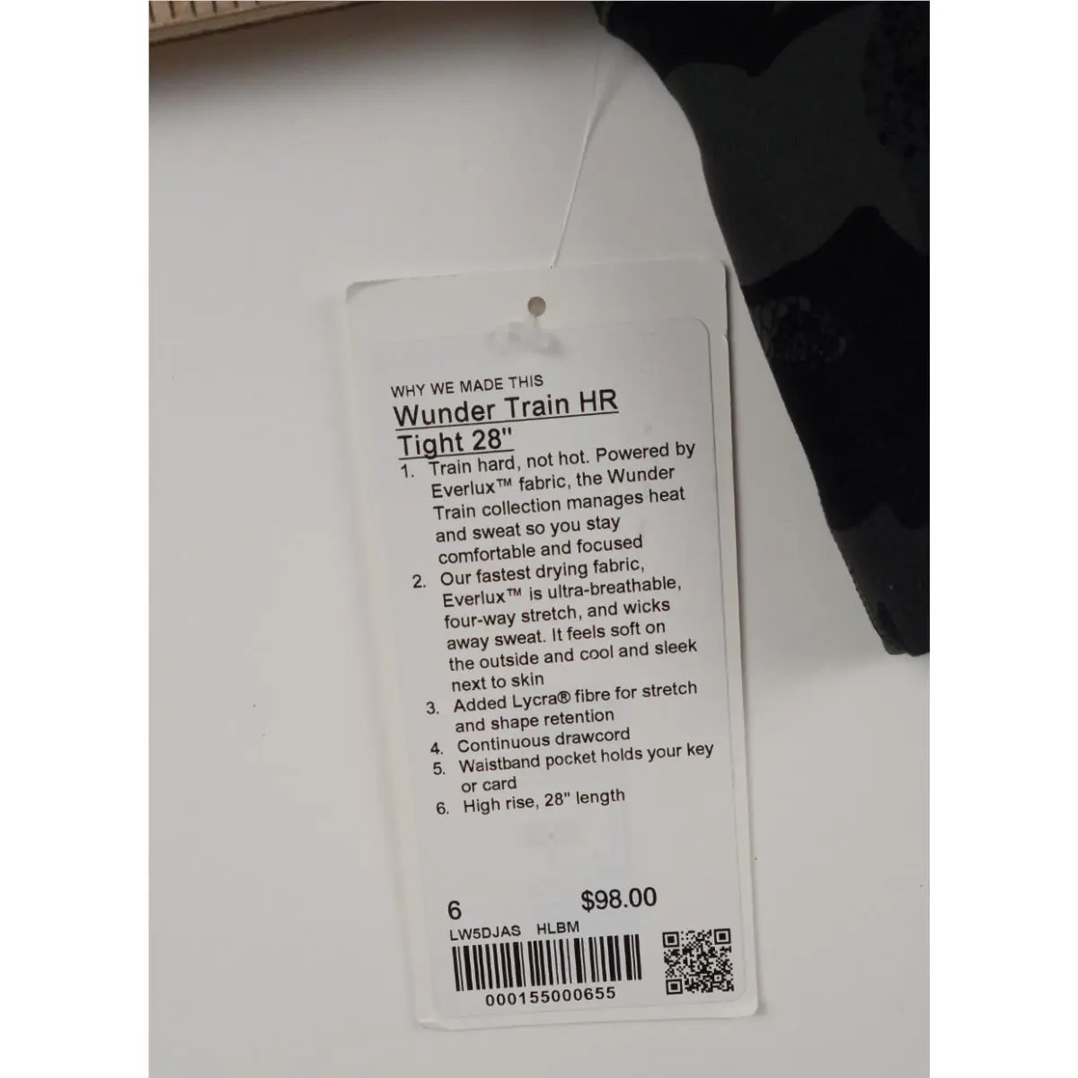 Lululemon clothing - LW5DJAS / 24-4 - LW5DJAS 24-4 - Black 8