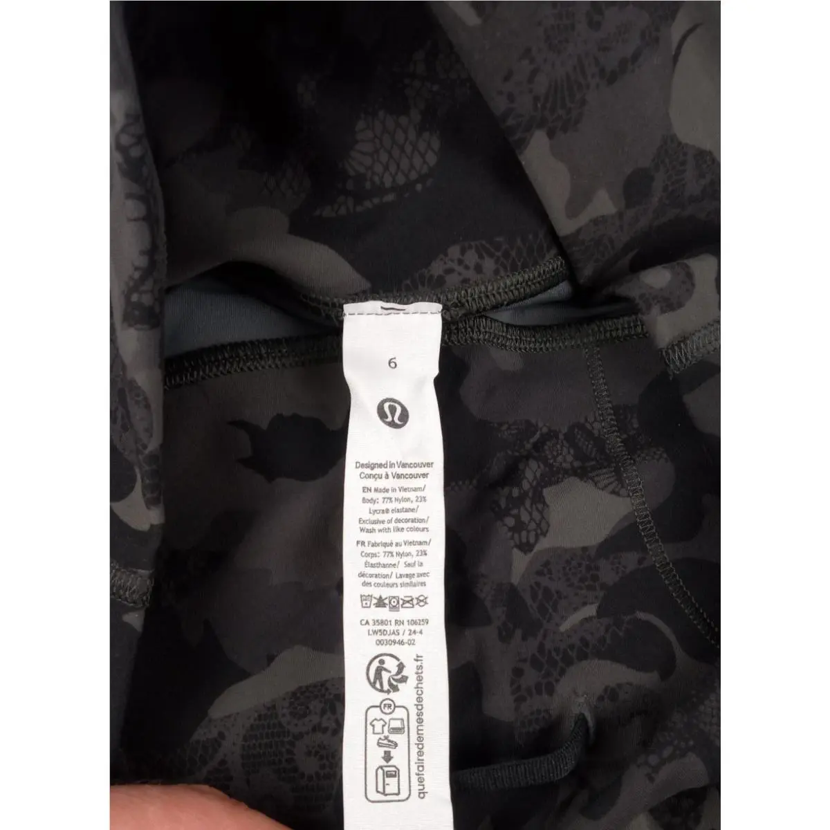Lululemon clothing - LW5DJAS / 24-4 - LW5DJAS 24-4 - Black 11