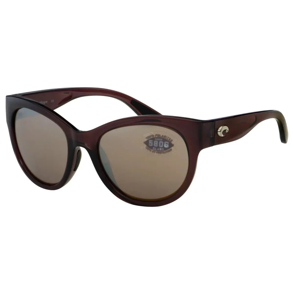 Costa Del Mar Men`s Maya 55mm Shiny Urchin Crystal Sunglasses 6S9011-0455