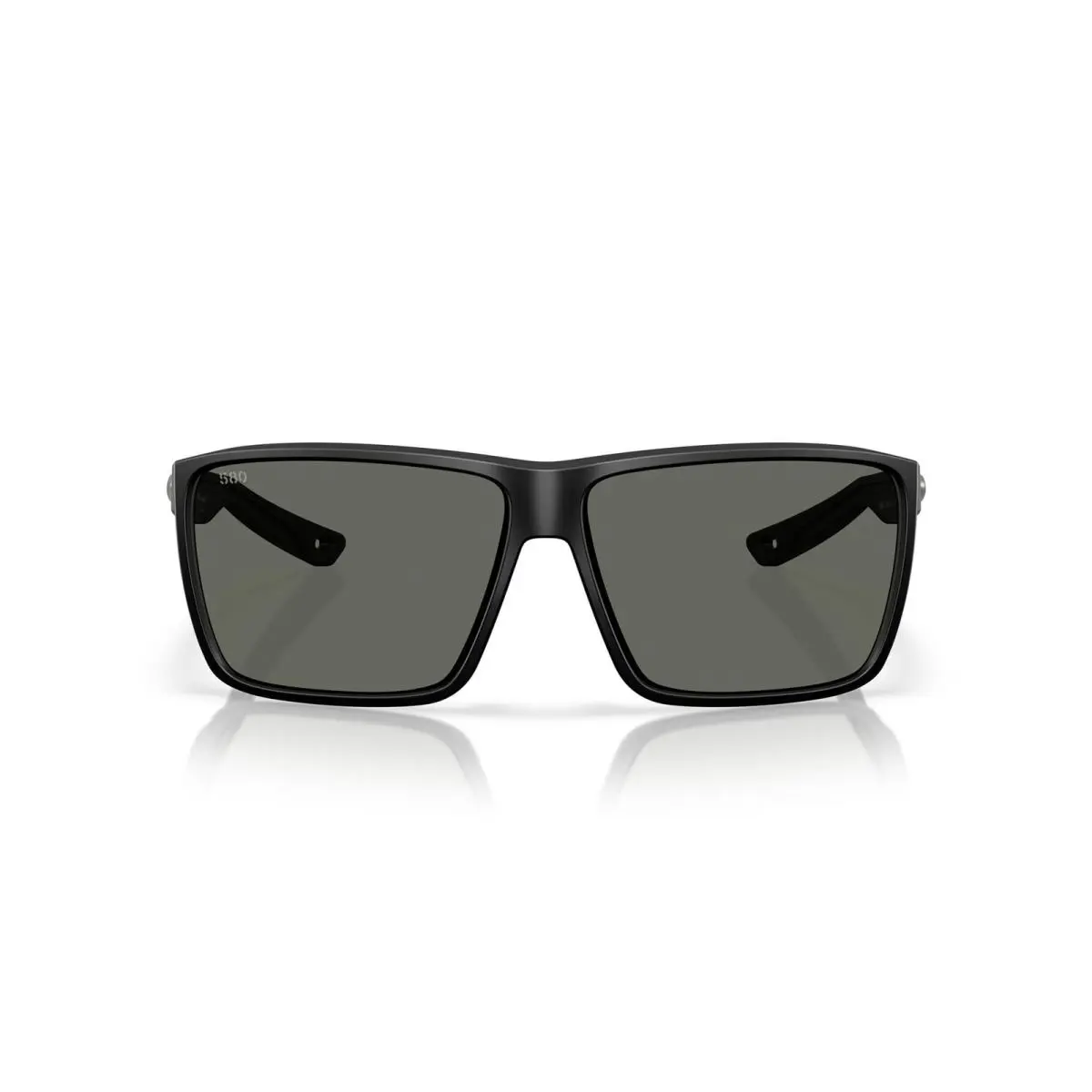 Costa Del Mar Men`s Rincon II Rectangular Sunglasses Matte Black/grey 580g