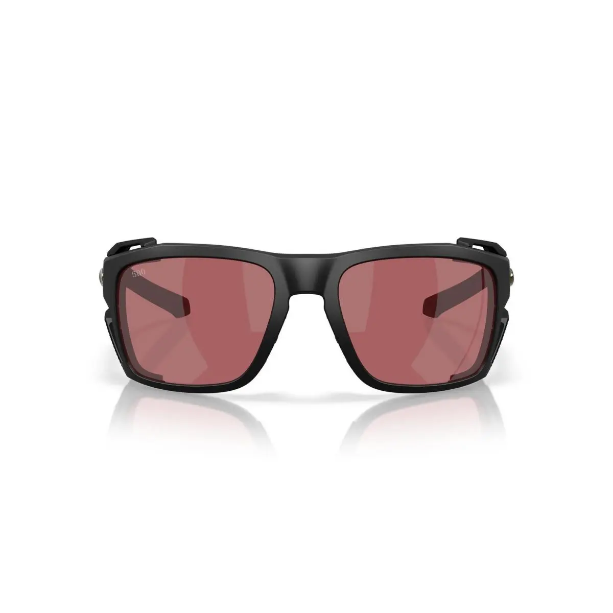 Costa Del Mar King Tide 8 Men`s Sunglasses Matte Black/rose 580g 60 mm