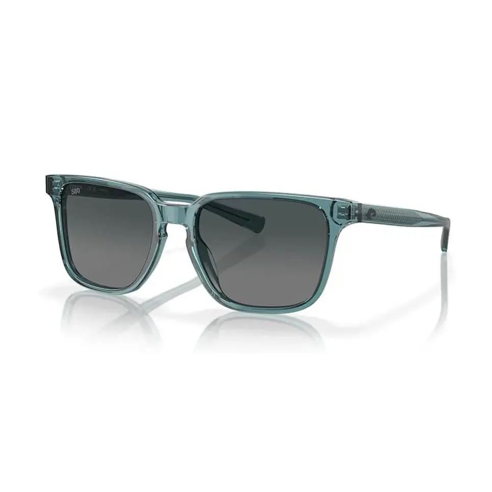 Costa Del Mar Kailano Crystal Aquamarine Gray Gradient Polarized Glass 580G - Frame: Deep Crystal Aquamarine, Lens: Gray Gradient