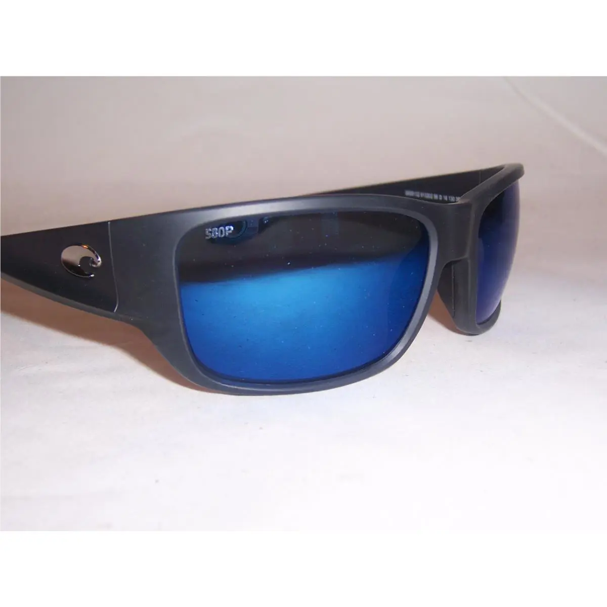 Costa Del Mar Schoolie Sunglasses Black/blue Mirror 580P Polarized