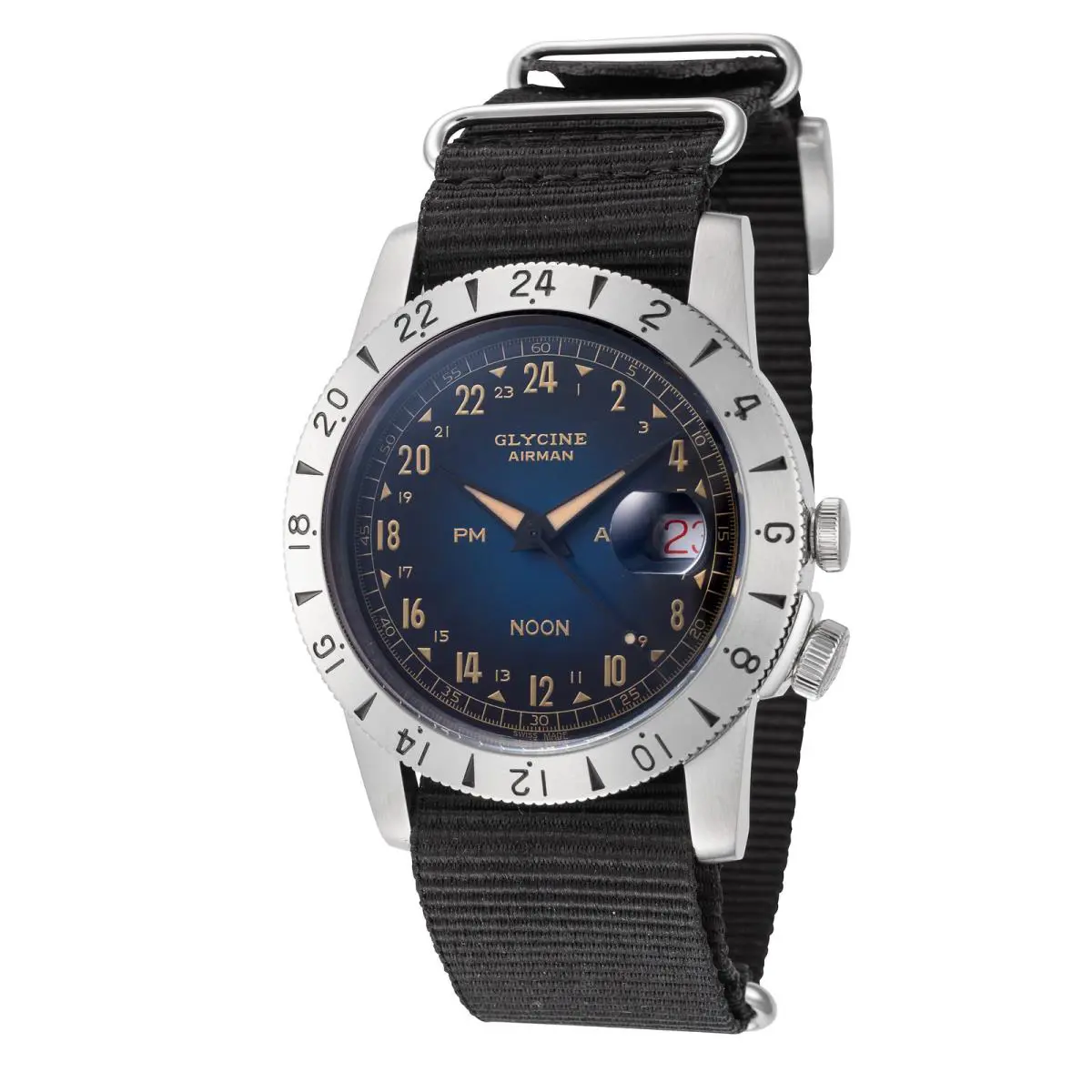 Men`s Airman Vintage 40mm Automatic Watch GL0477 by Glycine