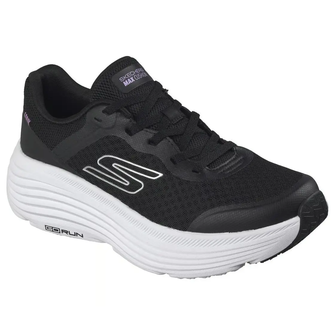 Skechers Shoes Women Black Max Cushioning Endeavour Comfort Sport Casual 129470 - Black