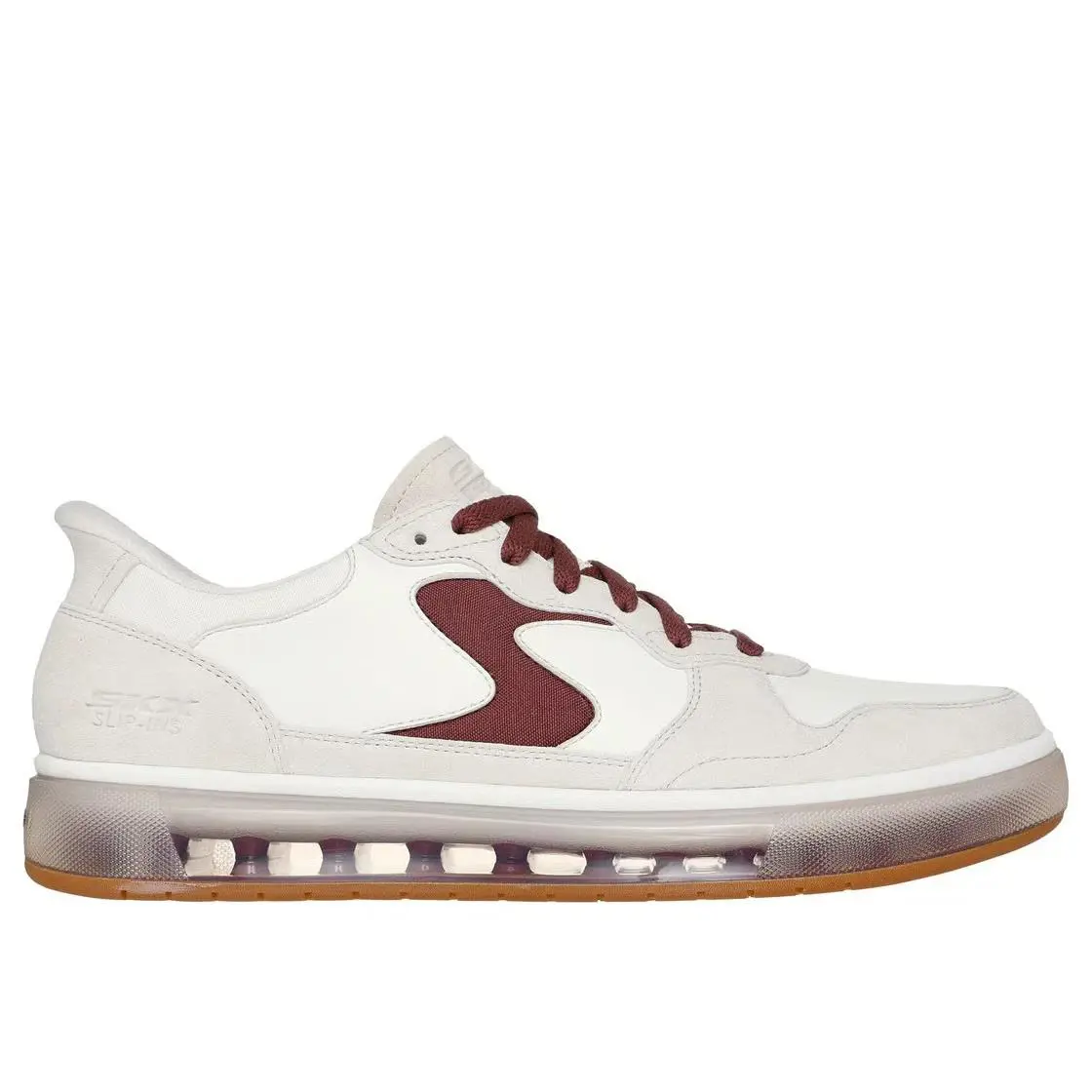 Skechers shoes - Skech-Air Classic - Classic - 254066 NTBG - Natural/Burgundy 0