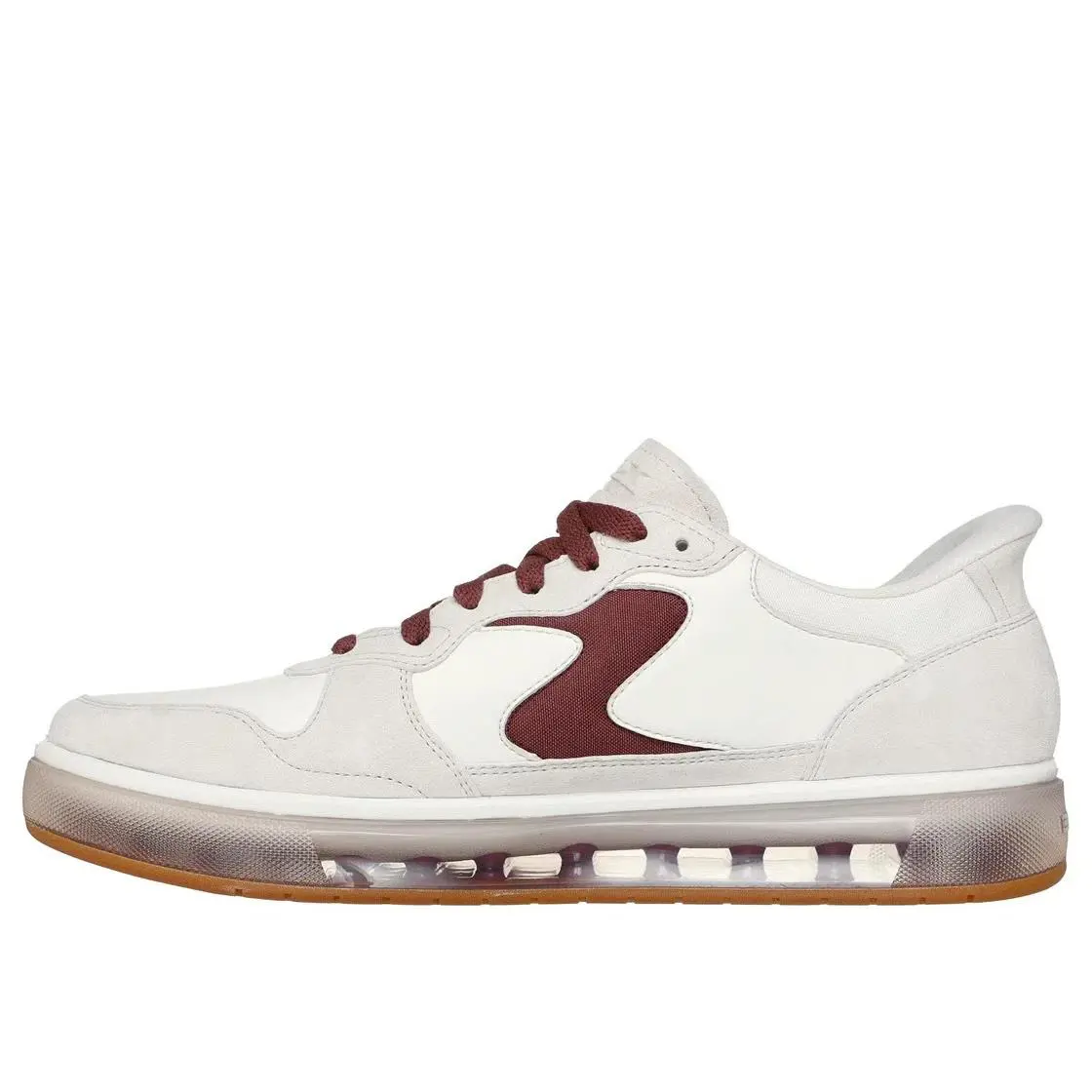 Skechers shoes - Skech-Air Classic - Classic - 254066 NTBG - Natural/Burgundy 1