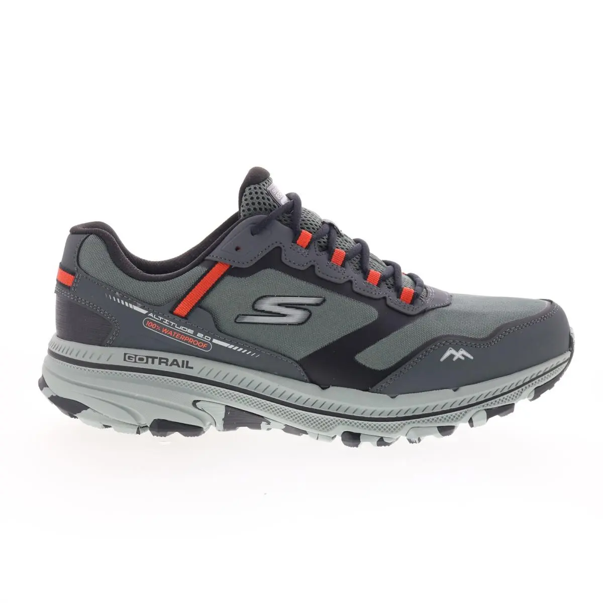 Skechers shoes - Skechers Waterproof: Go Run Trail Altitude 2.0 - 220757-GYGR - Gray 7
