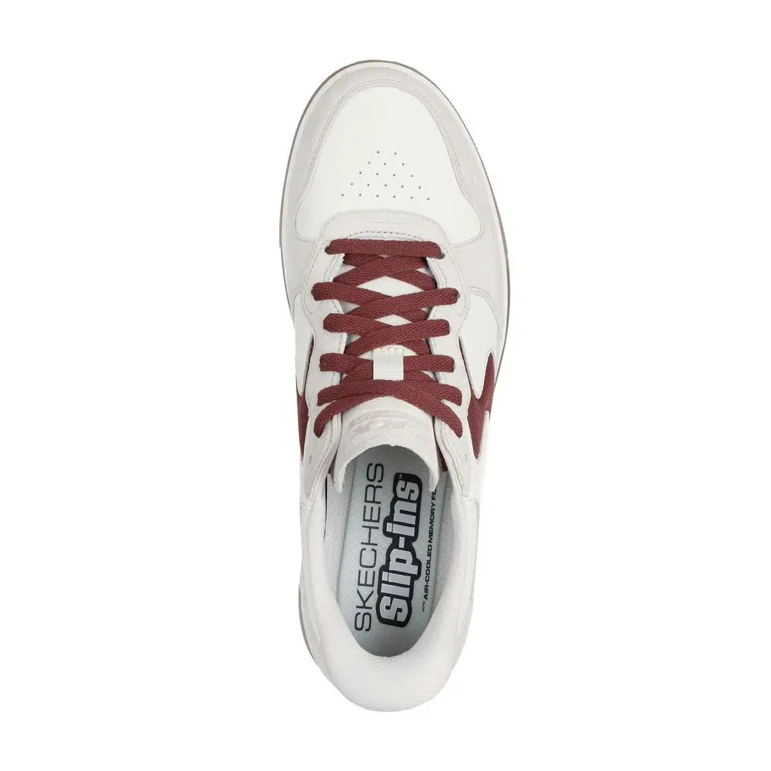 Skechers shoes - Skech-Air Classic - Classic - 254066 NTBG - Natural/Burgundy 2