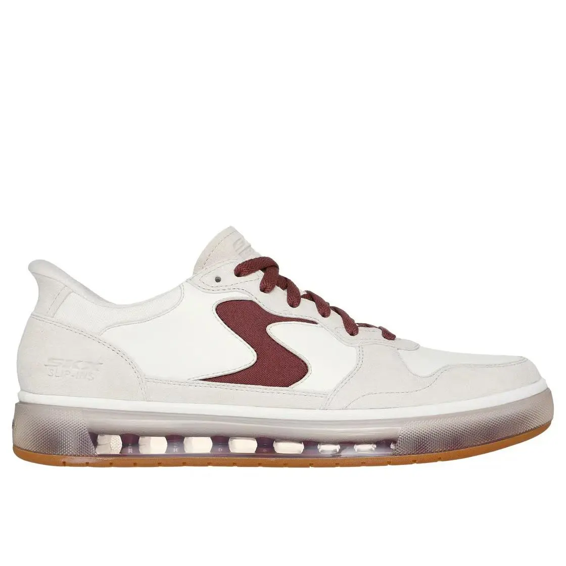Skechers shoes - Skech-Air Classic - Classic - 254066 NTBG - Natural/Burgundy 6