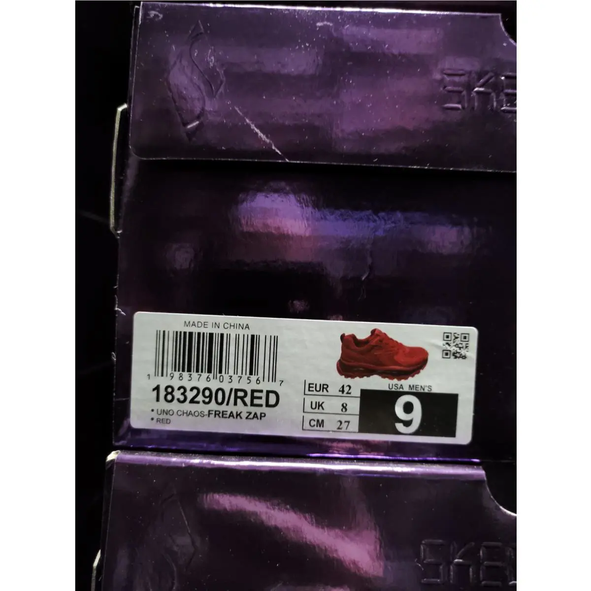 Skechers shoes - Uno Chaos - Uno Chaos - SN183290 - Red 18