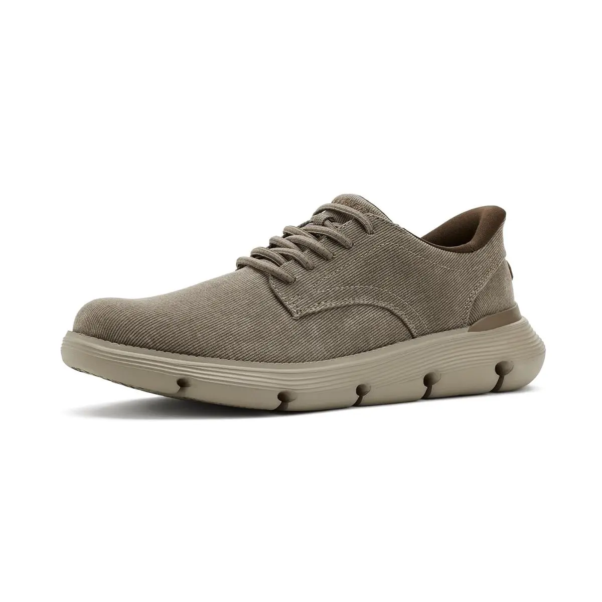 Man`s Sneakers Athletic Shoes  Garza - Clive Dark Taupe by Skechers