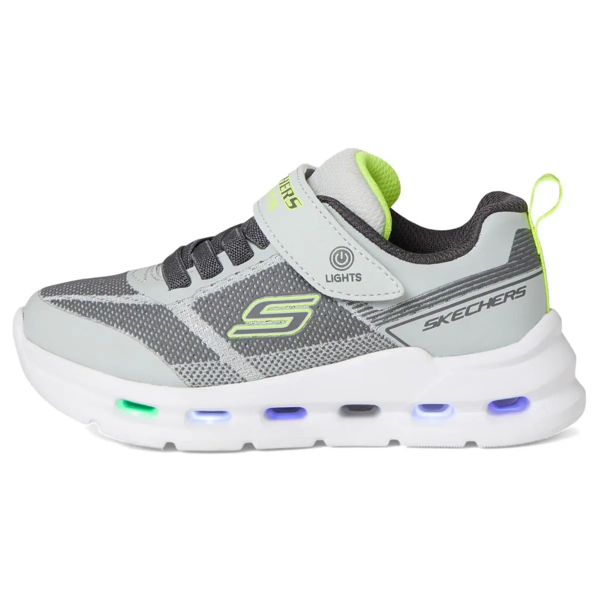 Skechers shoes - Grey/Lime 2