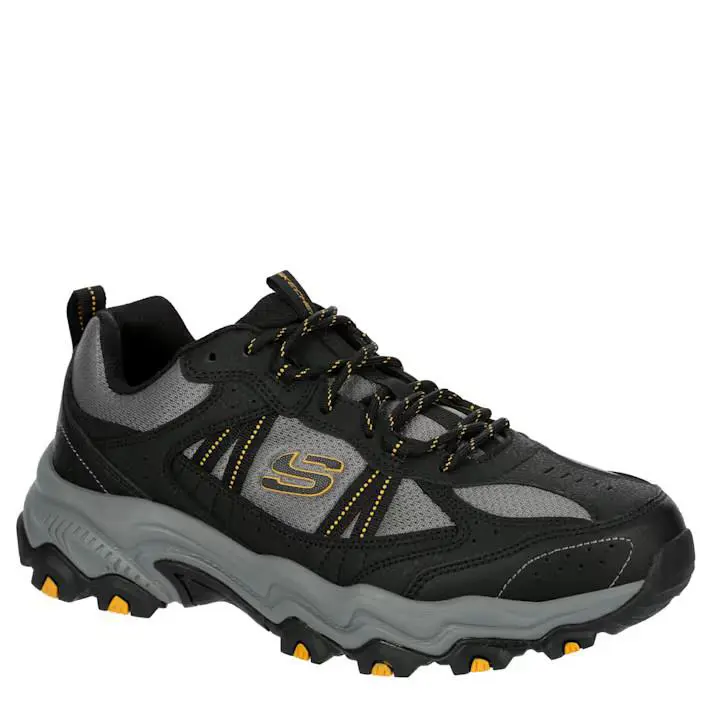 Skechers Mens Stamina AT Hiking Walking Shoe Sneaker Wide Width - Gray