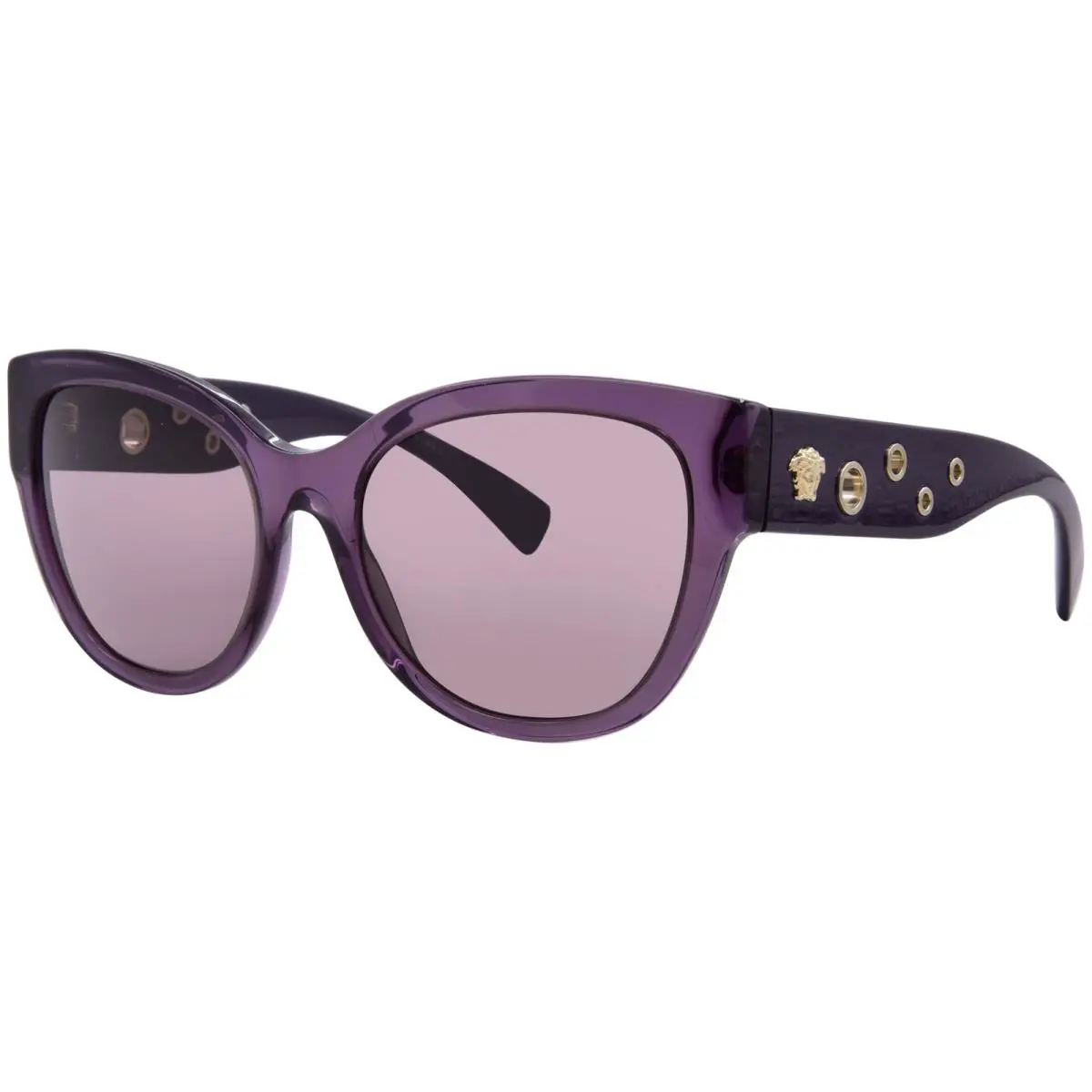 Versace VE4314 518413 Sunglasses Women`s Havana Bordeaux/brown Gradient 56mm - Frame: Red, Lens: Brown