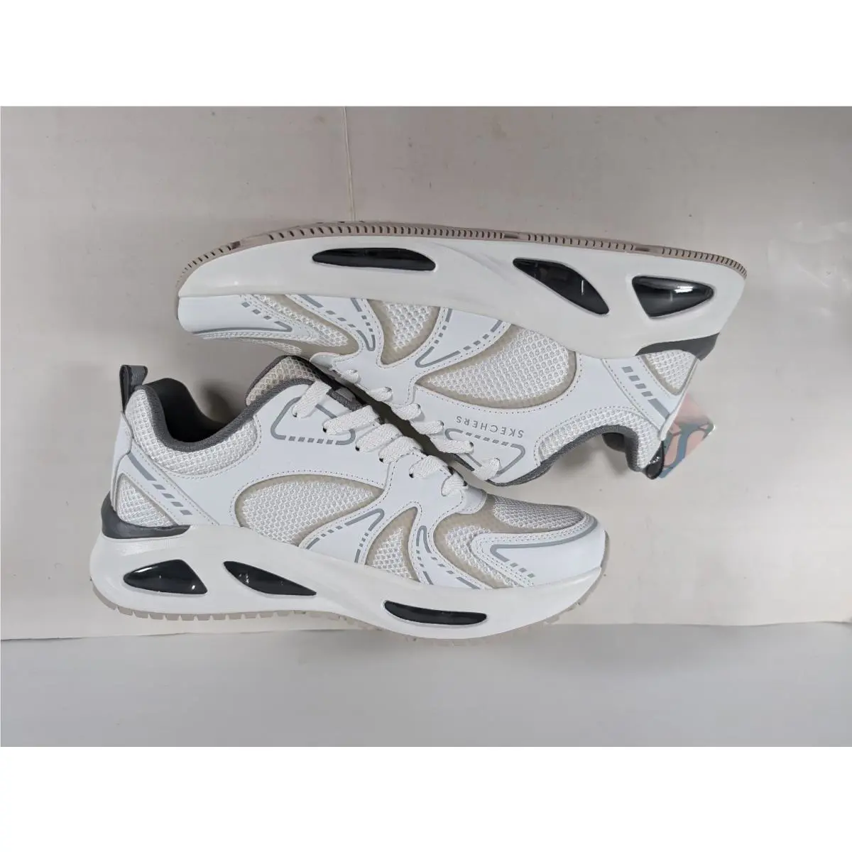 Skechers shoes - Uno Ego Illustris Air - Uno Ego Illustris Air - White Gray 1