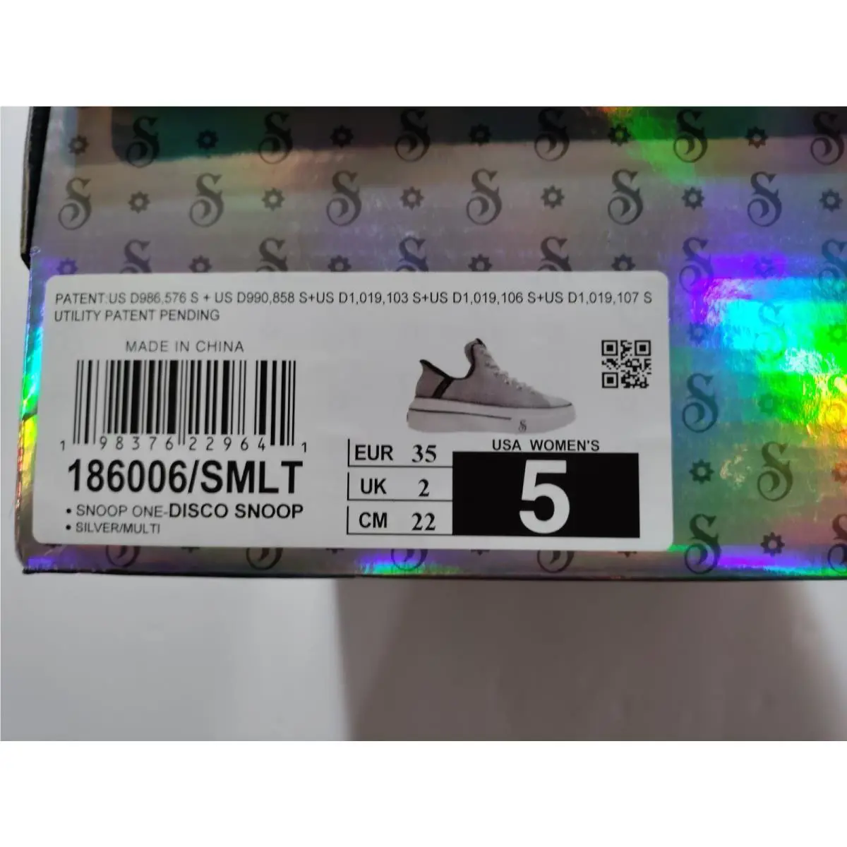 Skechers shoes - Skechers Snoop Dogg Slip-Ins - Snoop Dogg - Silver (UPC: 198376229641) 8