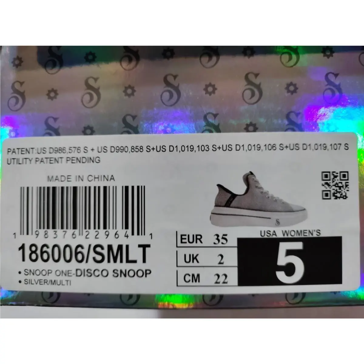 Skechers shoes - Skechers Snoop Dogg Slip-Ins - Snoop Dogg - Silver (UPC: 198376229641) 9