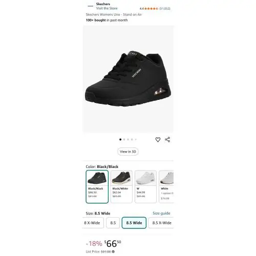 Skechers shoes - Skechers Stand on Air - Stand Air - Black 0