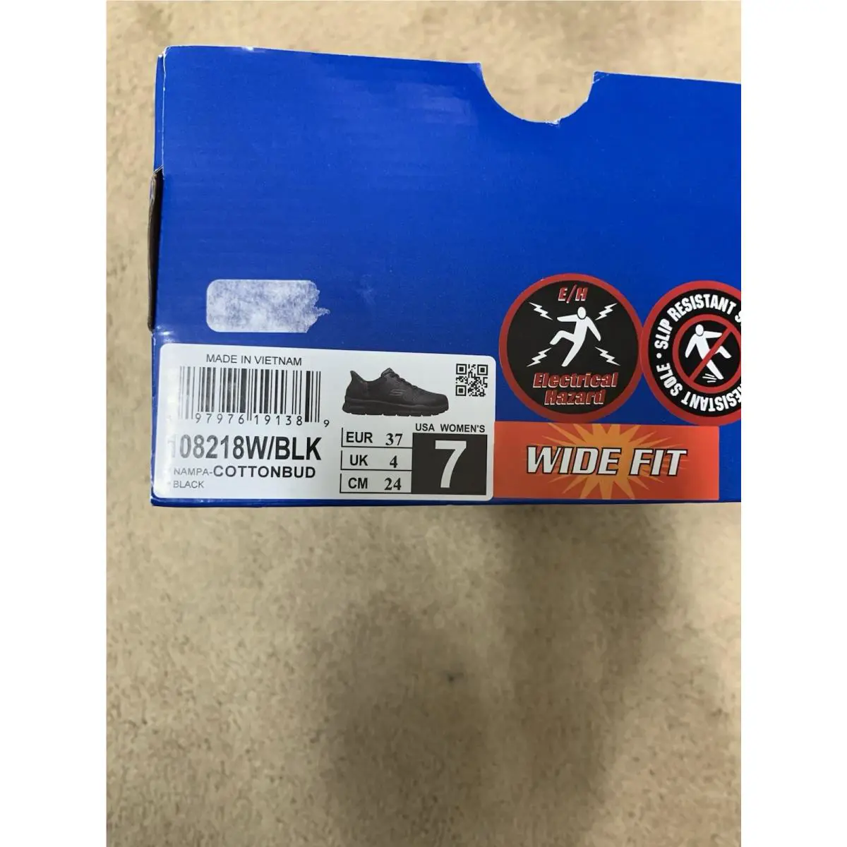 Skechers shoes - Skechers Slip-Ins Work Nampa Cottonbud - 108218 108218/BLK - Black (UPC: 197976191266) 5