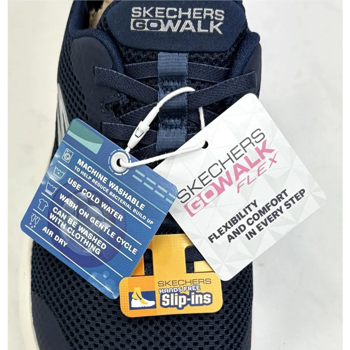 Skechers shoes - Skechers Go Walk Flex-Grand Entry - 124836 NVW - Navy and white (UPC: 197627451251) 8