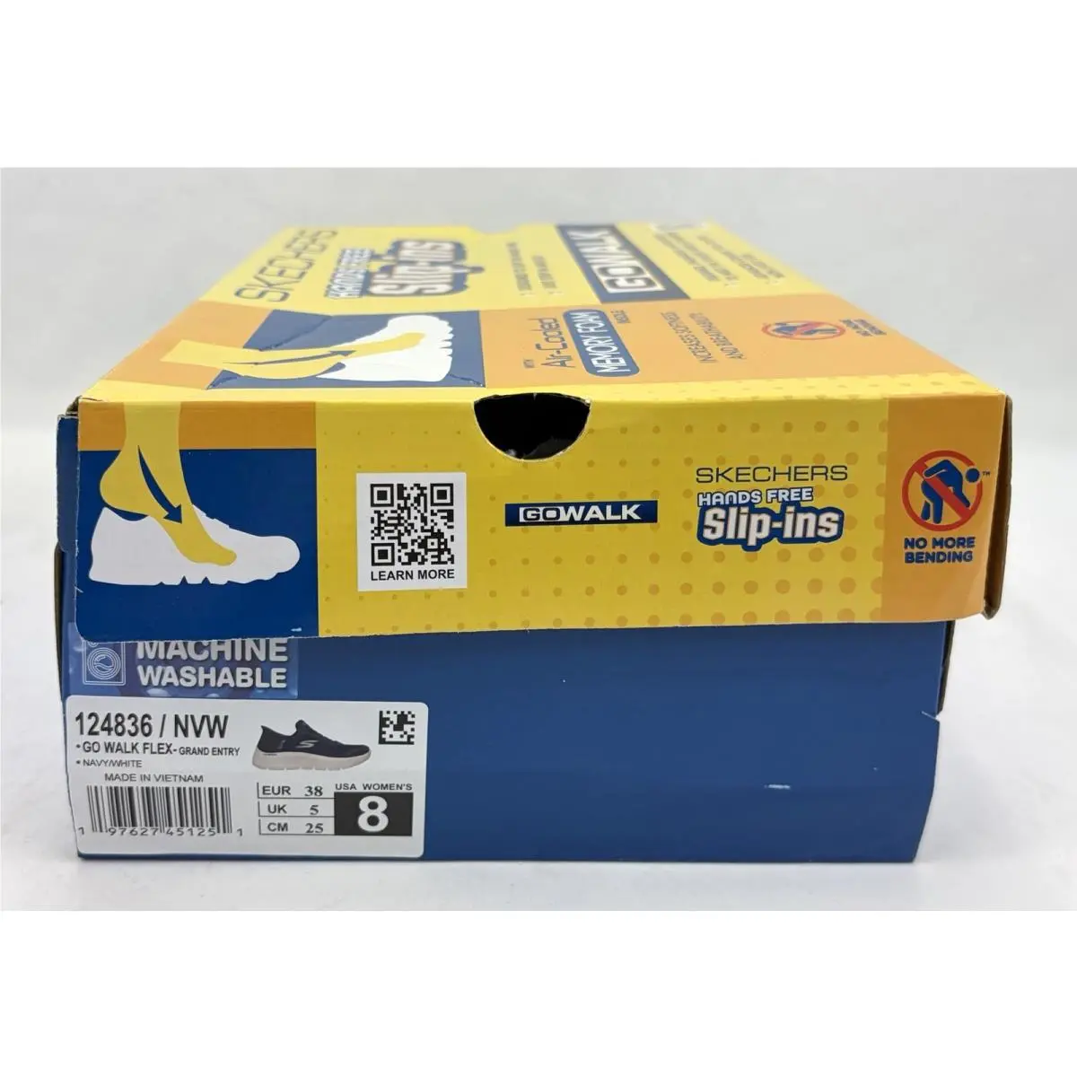 Skechers shoes - Skechers Go Walk Flex-Grand Entry - 124836 NVW - Navy and white (UPC: 197627451251) 11
