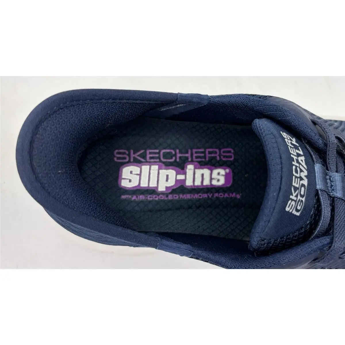 Skechers shoes - Skechers Go Walk Flex-Grand Entry - 124836 NVW - Navy and white (UPC: 197627451251) 6