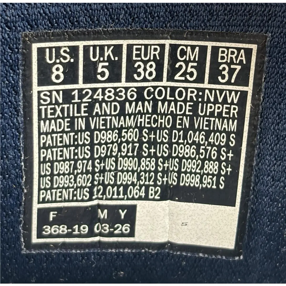 Skechers shoes - Skechers Go Walk Flex-Grand Entry - 124836 NVW - Navy and white (UPC: 197627451251) 7