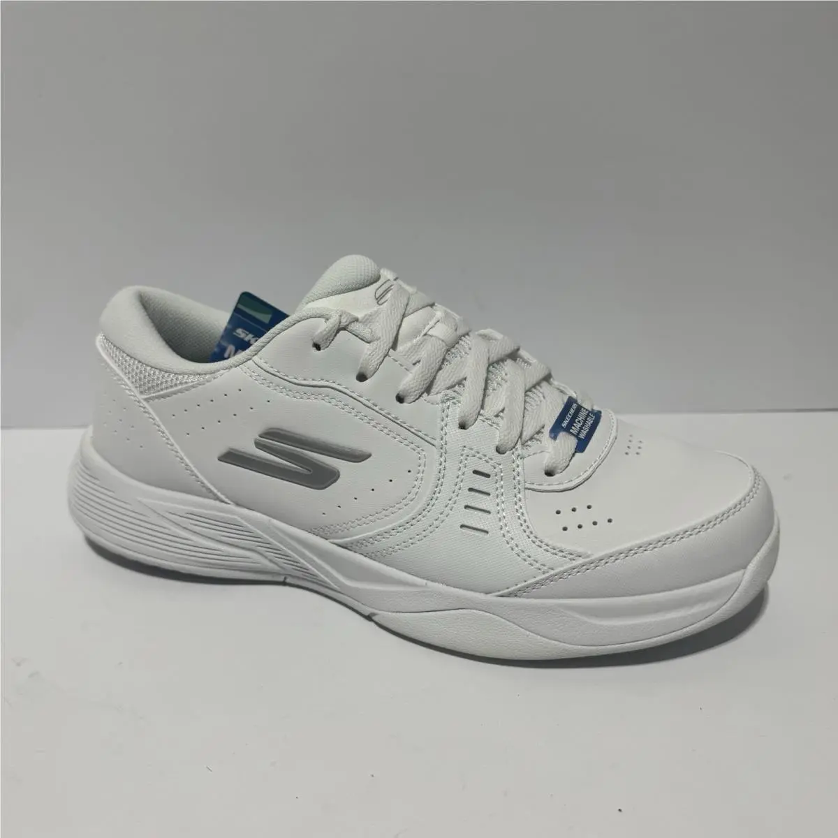 Skechers Womens Viper Court Smash Sneaker White Size 9.5 M
