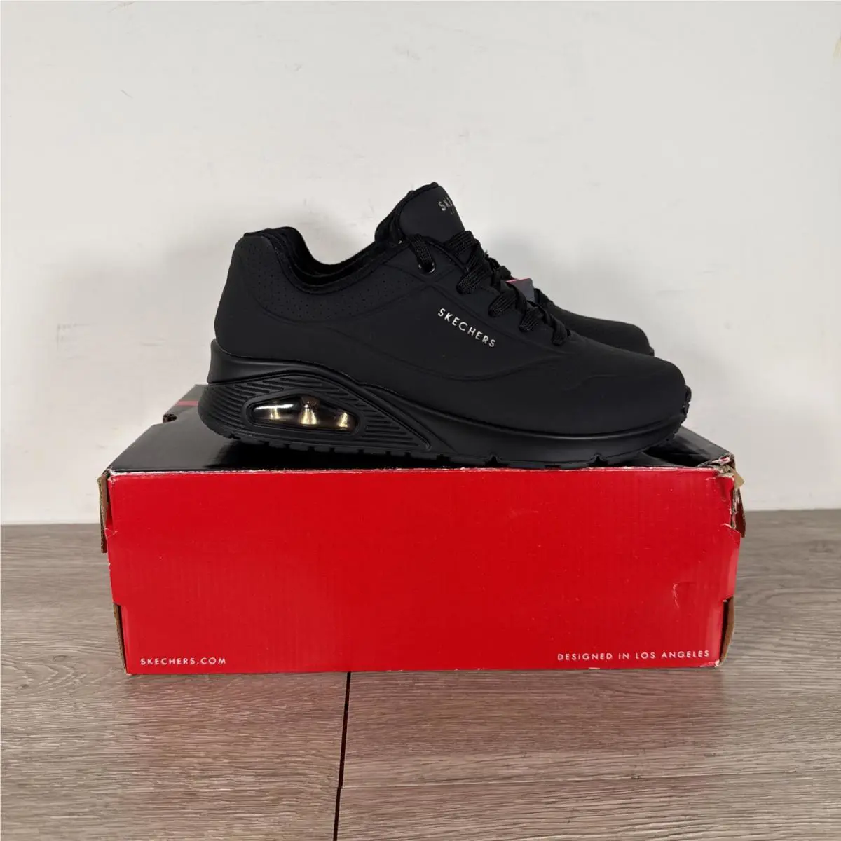 Skechers shoes - SKECHERS UNO STAND ON AIR - Black (UPC: 0195204289075) 4