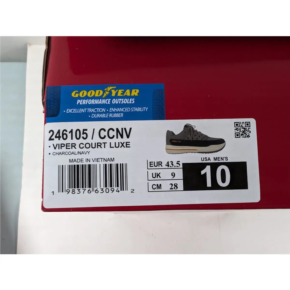Skechers shoes - Viper Court Luxe - Viper Court Luxe - Charcoal Navy (UPC: 198376630942) 5