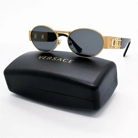 Versace VE2264 1002/87 Unisex Sunglasses Mod 2264 1002/87 Oval VE2264 100287
