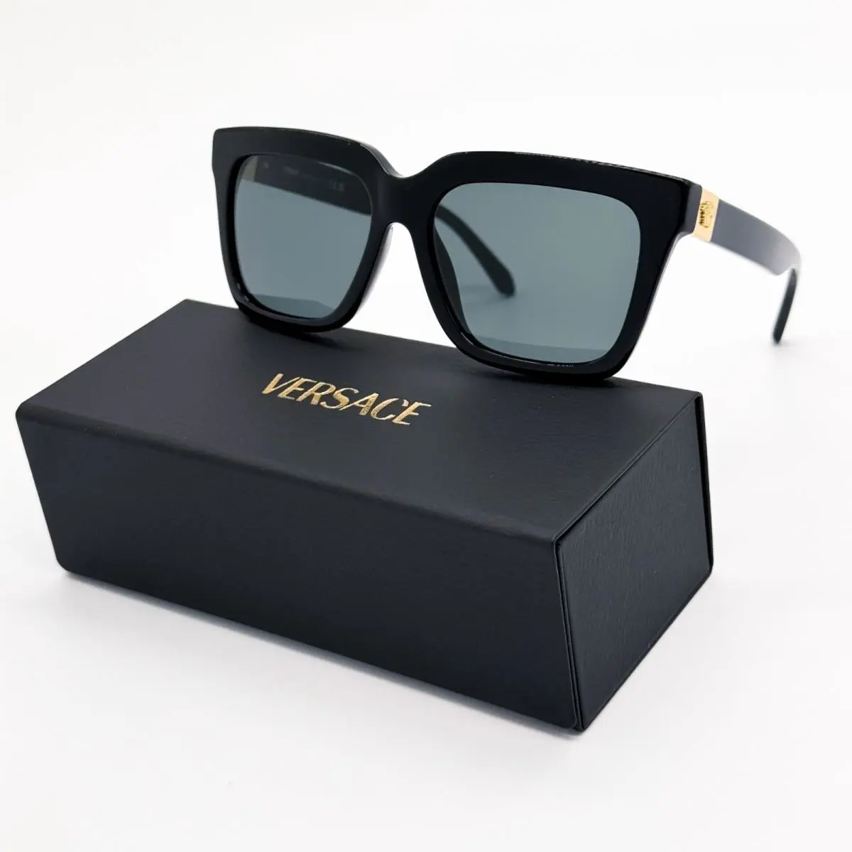 Versace Sunglasses VE4498 GB1/87 Black/gray Women Eyewear Mod 4498 GB1/87