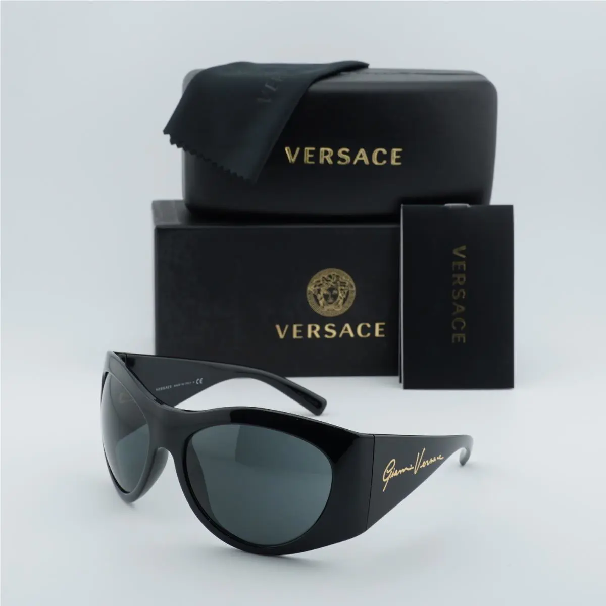 Versace VE4392 GB1/87 Black/grey 63-19-120 Sunglasses