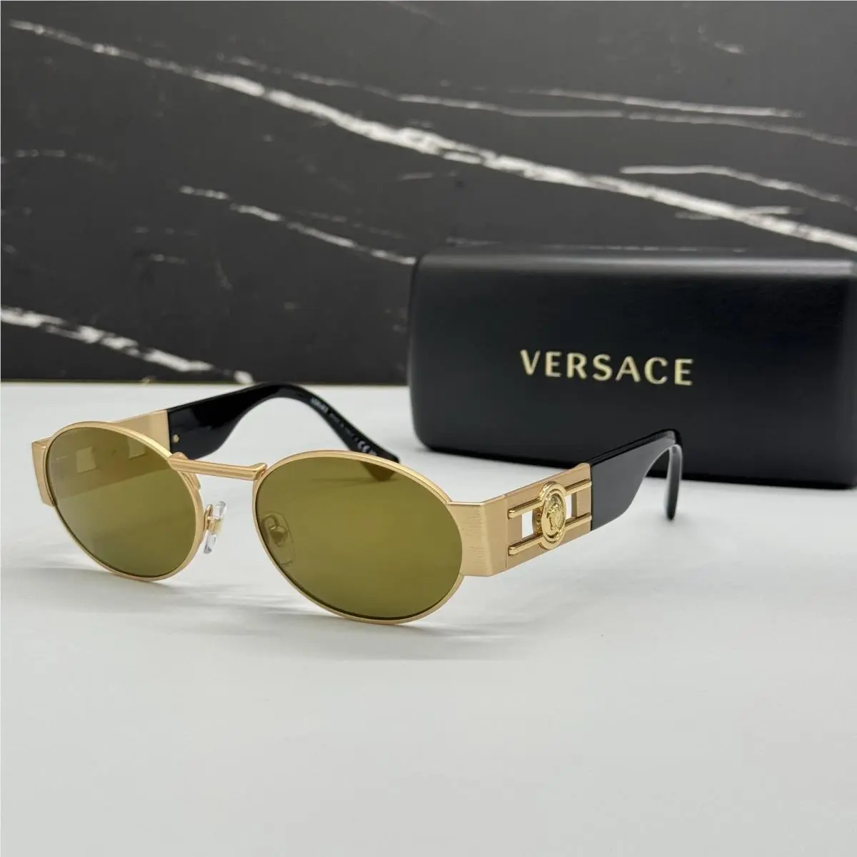 Versace VE2264 10025A Gold Women Sunglasses VE2264 1002/5A