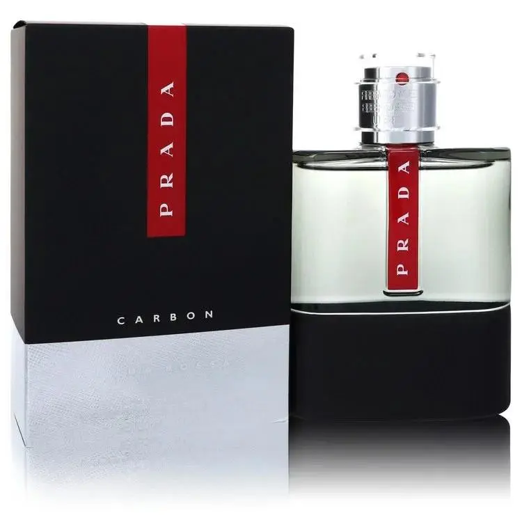 Prada Luna Rossa Carbon For Men 5.1 oz Edt Spray Fresh Clean Scent