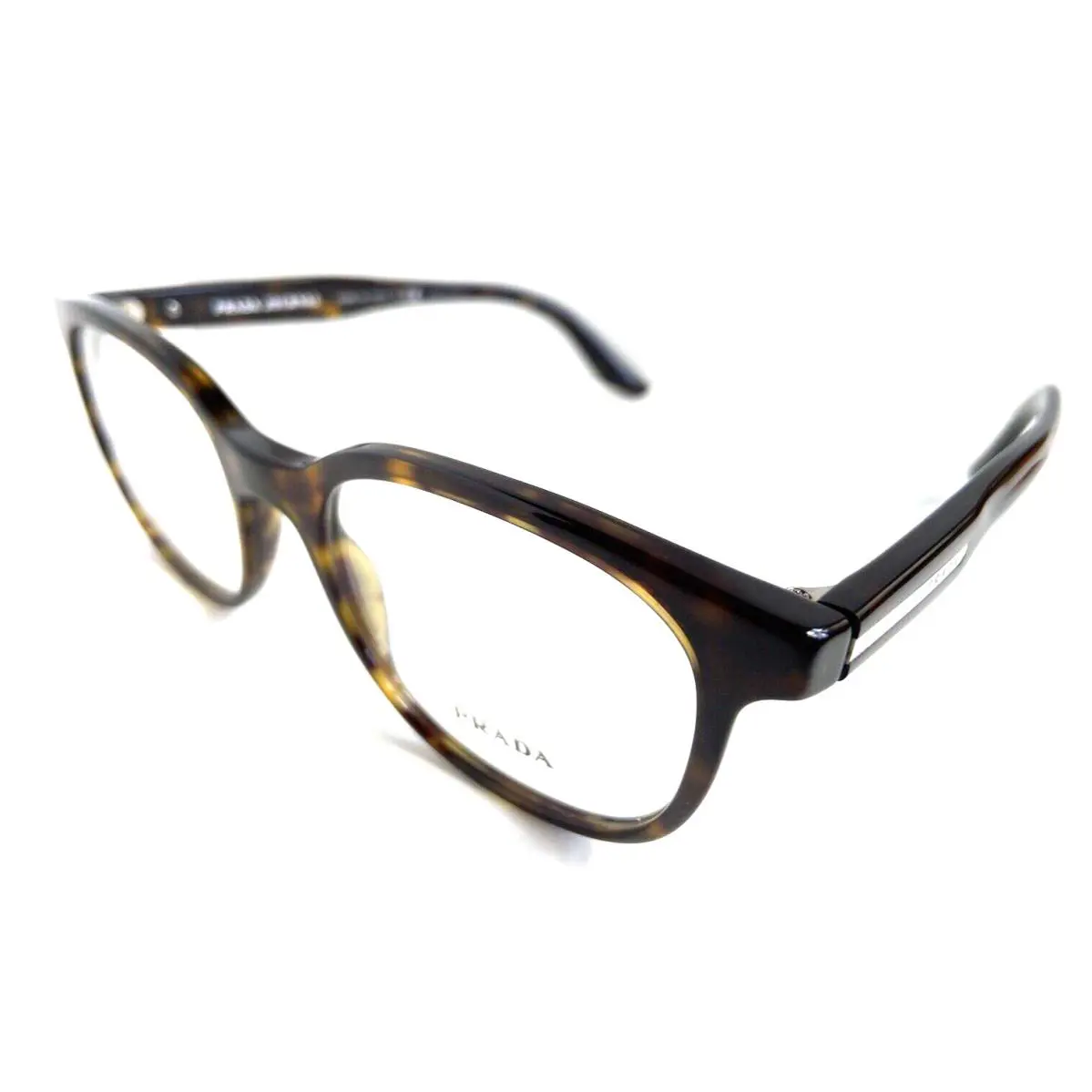 Prada Vpr 40U 2AU-1O1 52mm Tortoise Men`s Eyeglasses Frame