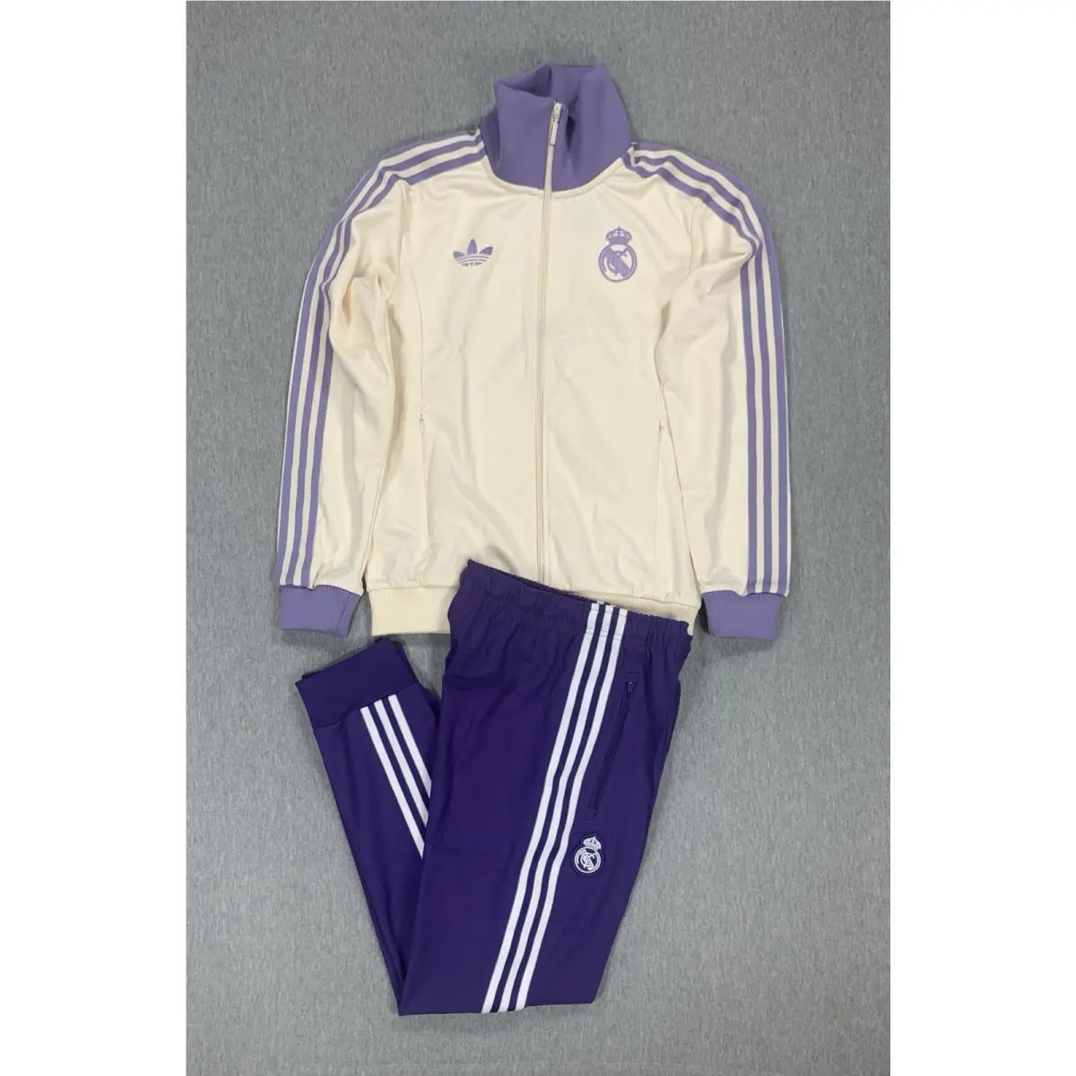 Adidas Originals Beckenbauer Real Madrid Tracksuit Jacket Pants Men`s Medium