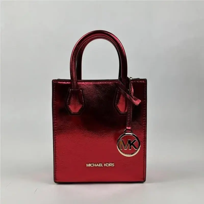Michael Kors 35H3GM9C0M Mercer Extra-small Patent Crossbody Bag