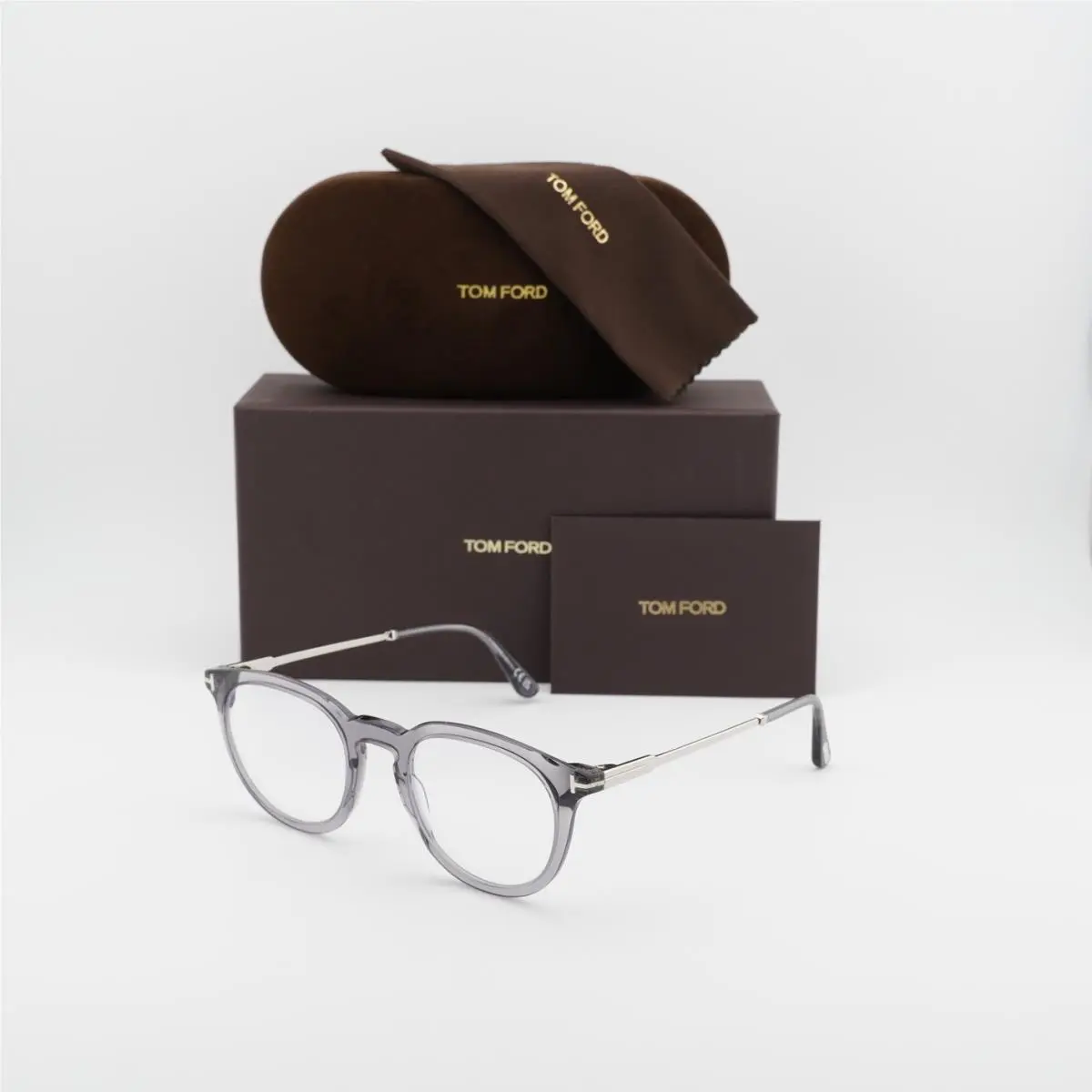 Tom Ford FT5905-B 020 Grey 49mm Eyeglasses