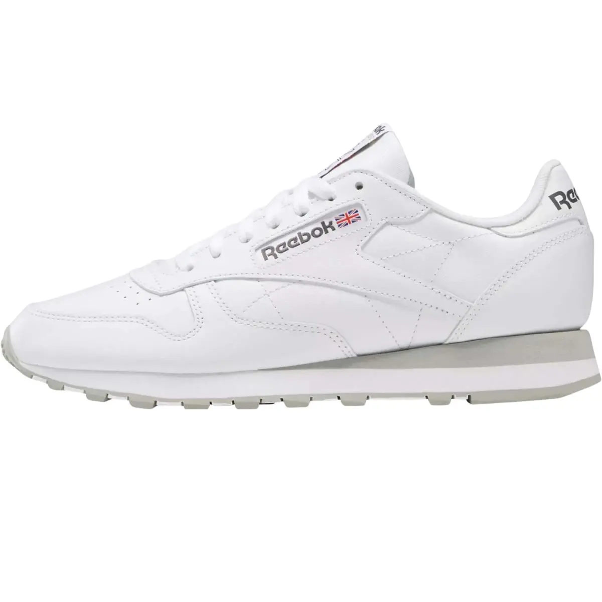 Reebok shoes - Reebok Classic Leather - Classic Leather - Chalk/Chalk/Grey 35